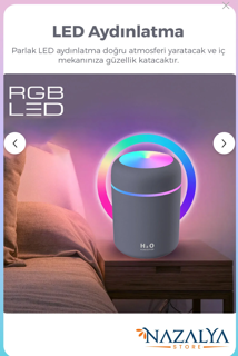 دستگاه بخور سرد و خوشبوکننده هوا Nazalya مدل Ultrasonic LED